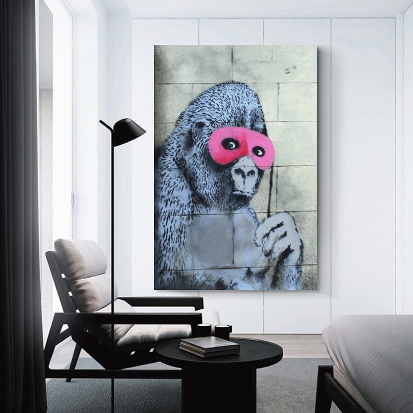 限定特殊マット額装品/バンクシー Gorilla in a Pink Mask 限定特殊マット額装品/バンクシー Gorilla in a Pink Mask