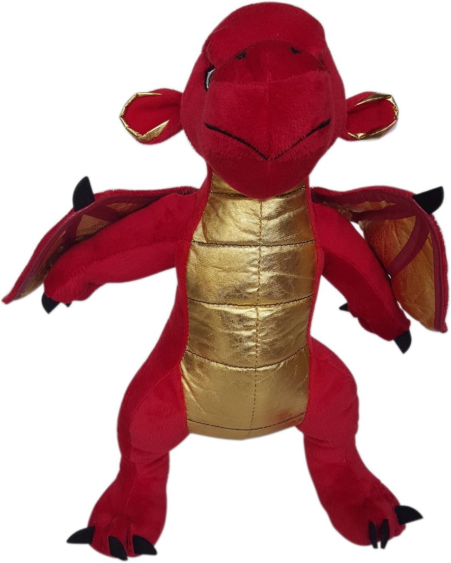 Stuffems Toy Shop Record Your Own Plush 16 inch Red Dragon - Ready to Love in a Few Easy Steps