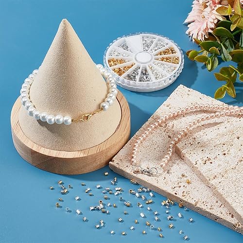 Miniatura 5 de PandaHall Elite caja con cuentas en forma de tubos para armar joyas, en 6 colores.