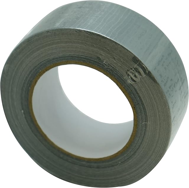 (1 pack) PackNSell Premium Silver/Grey Duct Tape 48mm x 50m, Heavy Duty 2 Gaffer Tape