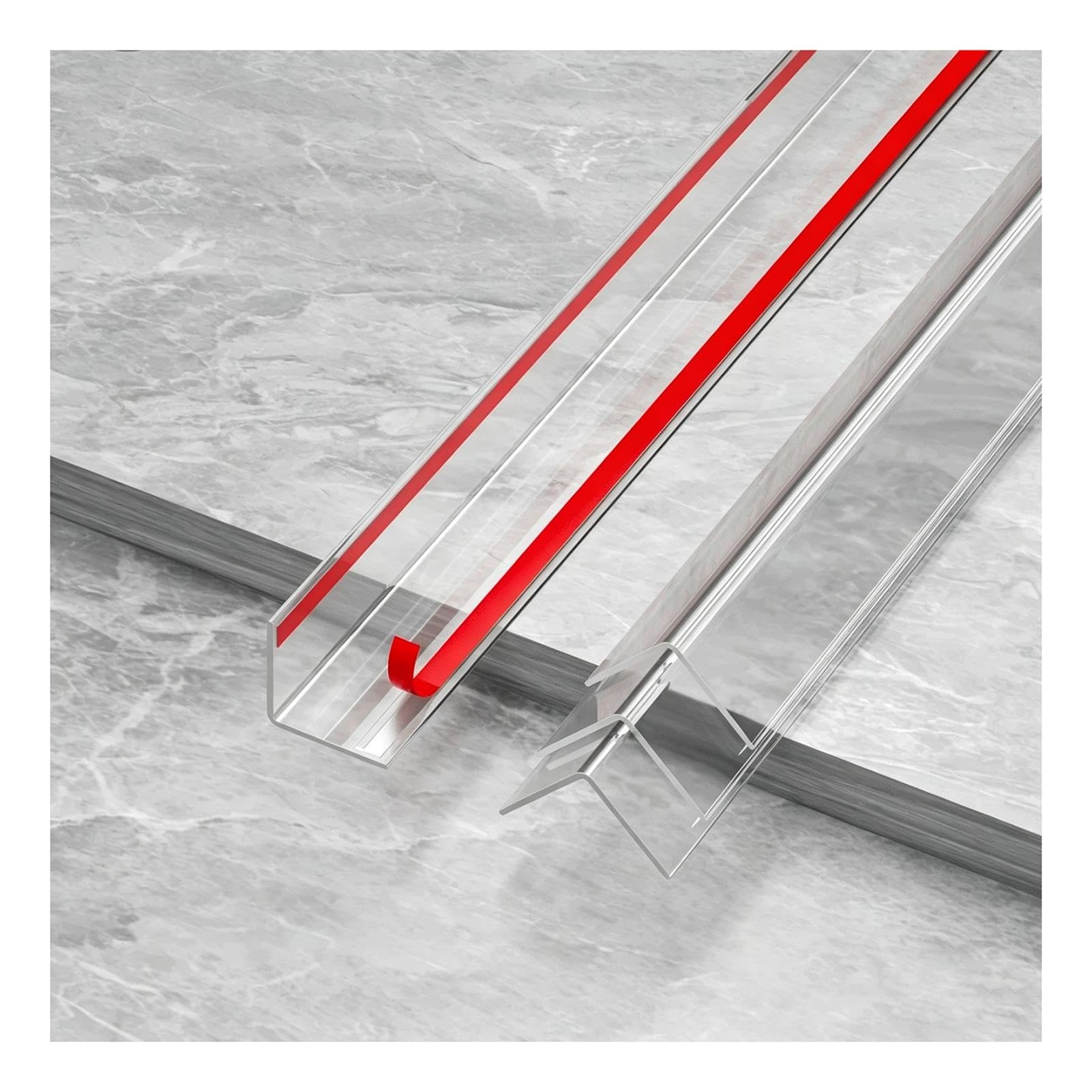 4 Pack Protector de Esquina de Pared en Forma de L, Peel y Stick