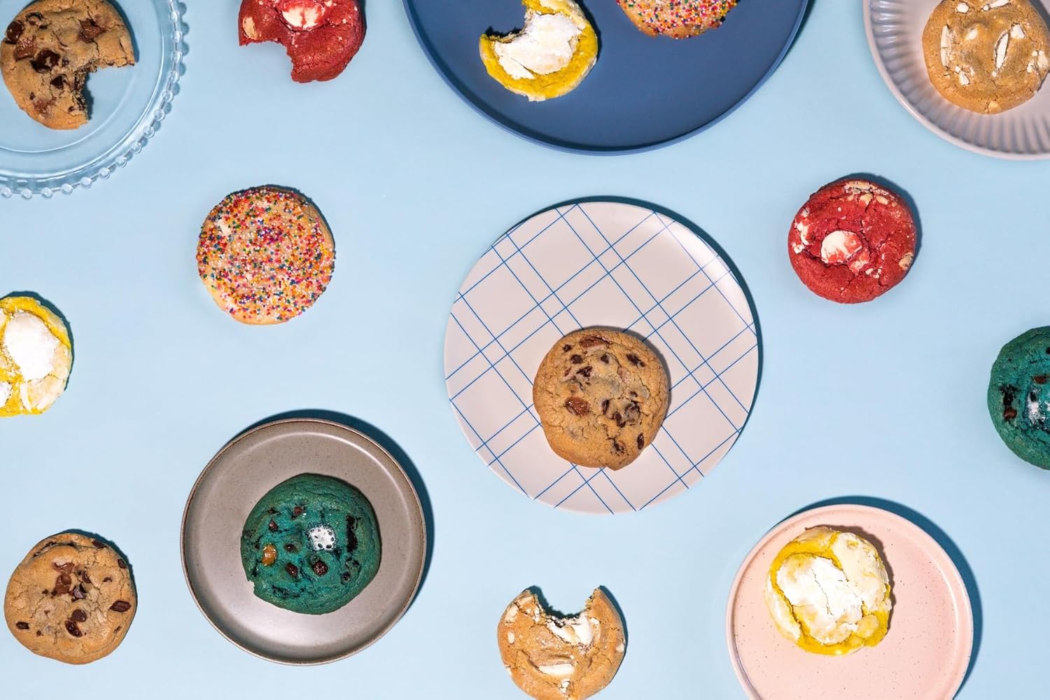 The Cravory: Freshly Baked Cookies - Best Seller’s Mix - 18 Cookies, 2.0 oz. each - Assorted Flavors - Baked Fresh - Gourmet Dessert, Snack or Baked Goods - Individually Wrapped