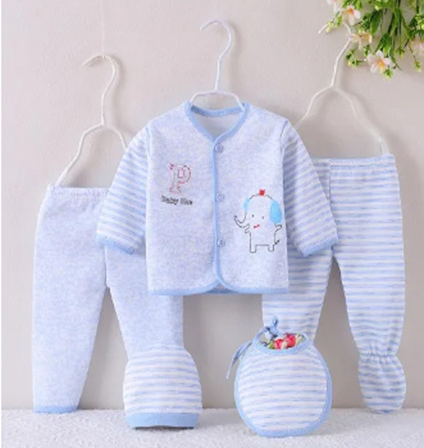 Baby Boys & Baby Girls Party(Festive) Jacket Pyjama (Blue)-picture-42