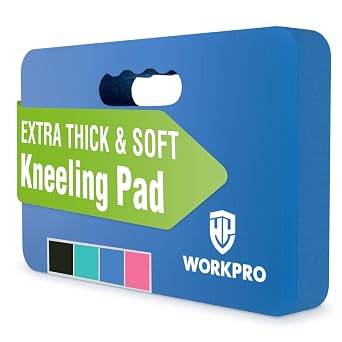 WORKPRO Extra Thick Kneeling Pad, Soft NBR Foam Cushioning for Knees