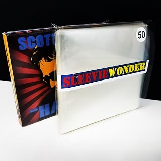50 Digipak+ CD Sleeves for Thicker and Tri-fold - 2mil No Flap Polypropylene Plastic - Clear Outer - Side Load Open Spine Custom Fit Poly (+1 Free Dj Sticker)