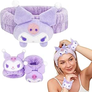 Kit Skincare Fascia E Polsini - 6 Pezzi Regolabili, Per Trucco, Lavaggio Viso, Rimozione Makeup - Foto 6