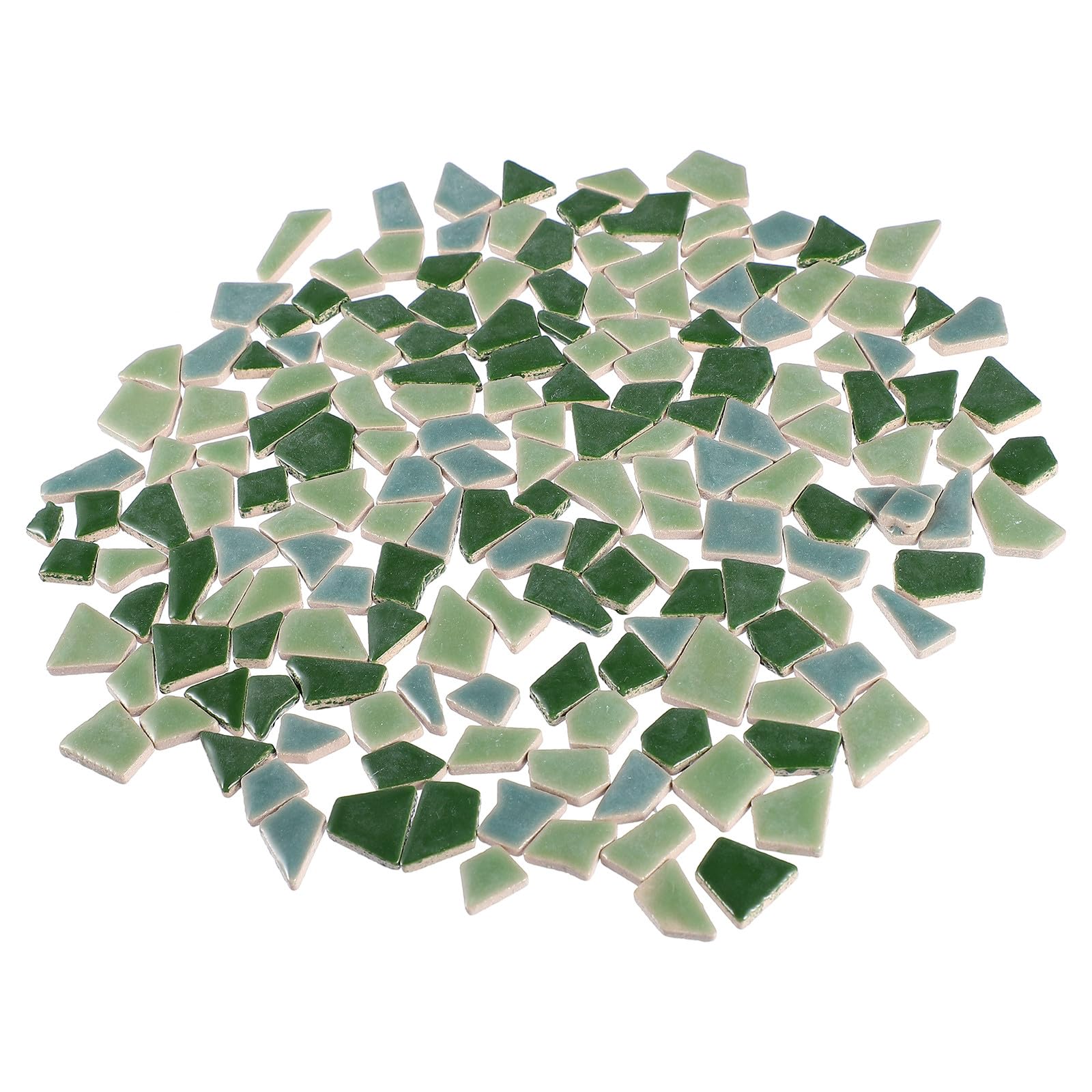 Azulejos de cerámica esmaltados multicolores DIY y mosaicos irregulares