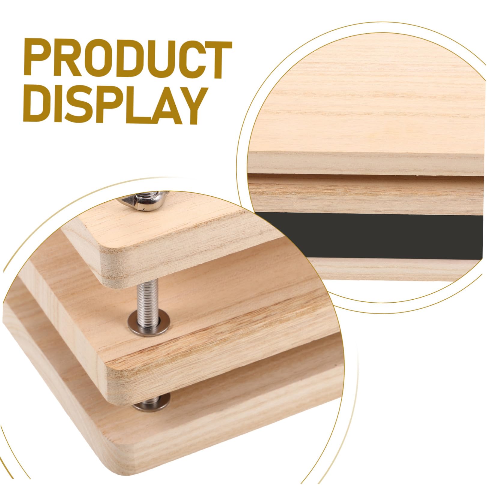 Juego de Prensas de Madera para Encuadernación, Principiantes