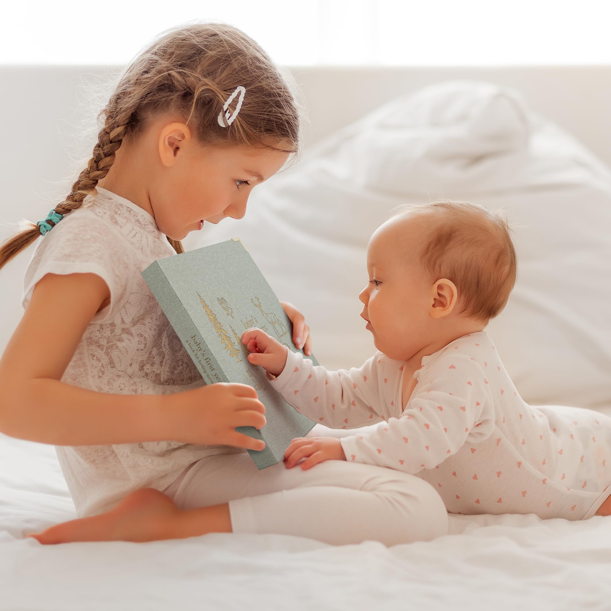 Keepsake Baby Memory Book For Boys And Girls Timeless