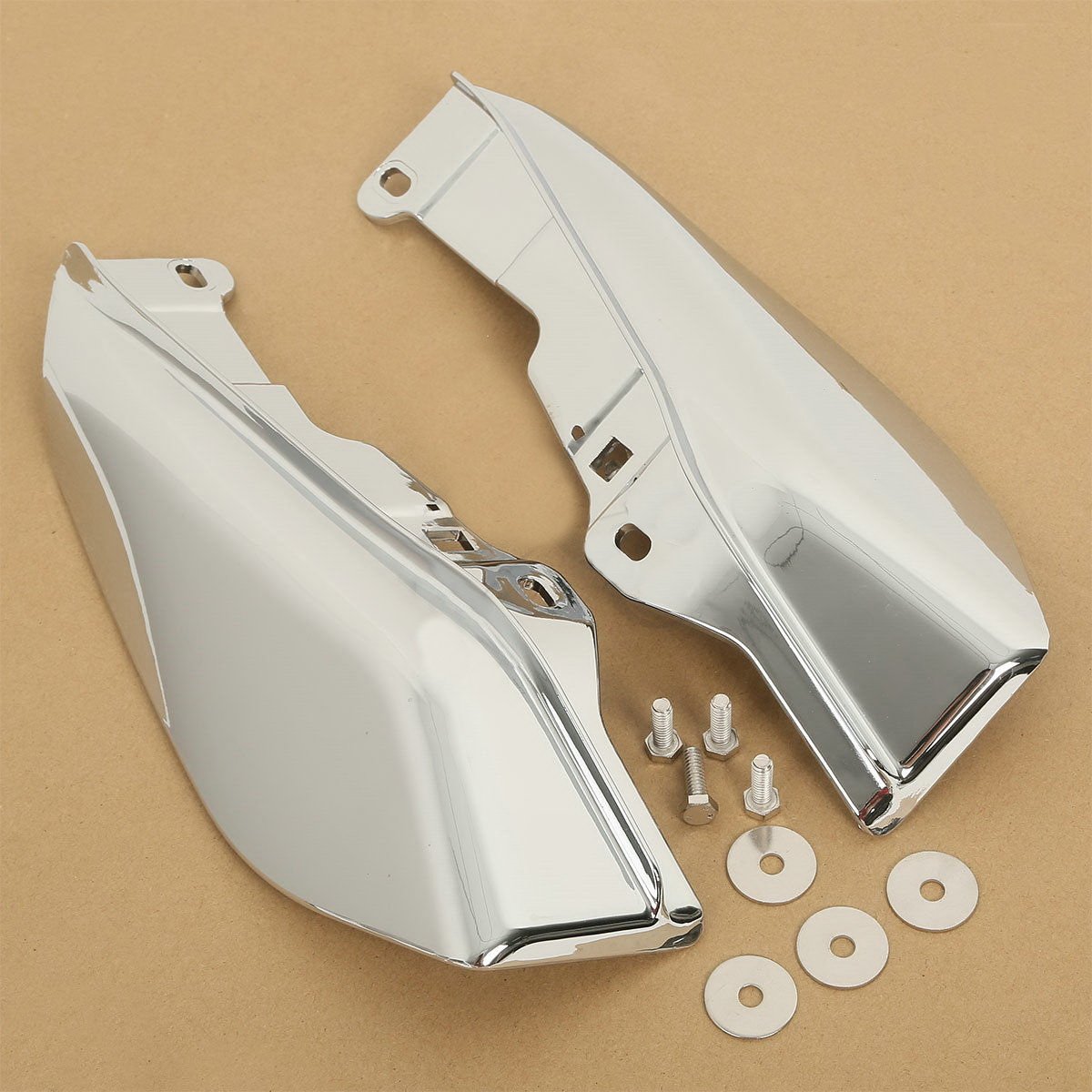 25 Hours Pair Mid-Frame Air Deflectors for Harley-Davidson Street Glide FLHX 2009+