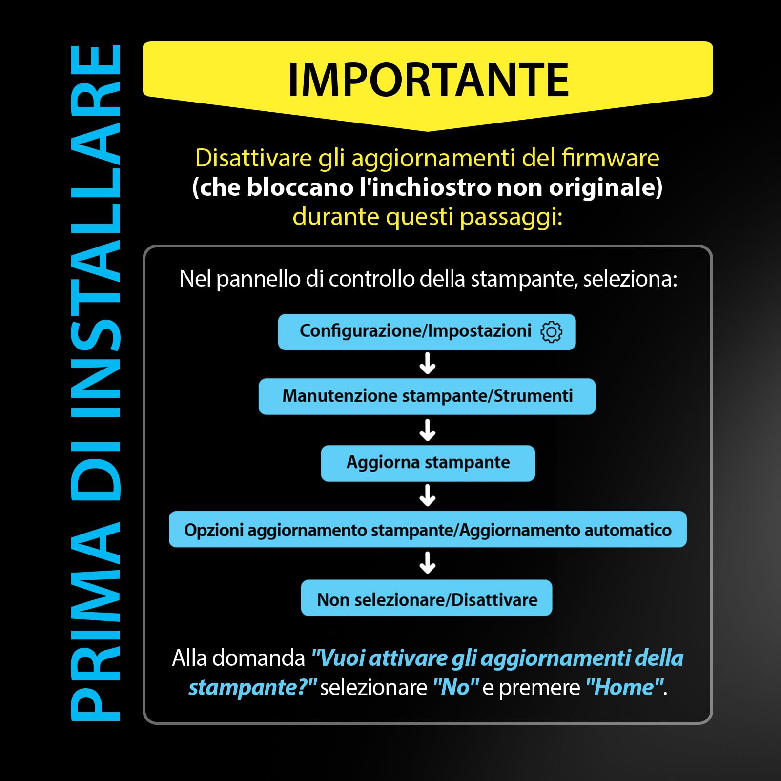 Smart Ink Compatibile Cartuccia d'inchiostro In sostituzione di HP 903 XL 903XL (BK XL & /C/M/Y XL 4 Combo Pack) con tecnologia chip avanzata per la ricarica delle OfficeJet 6950 6960 6970