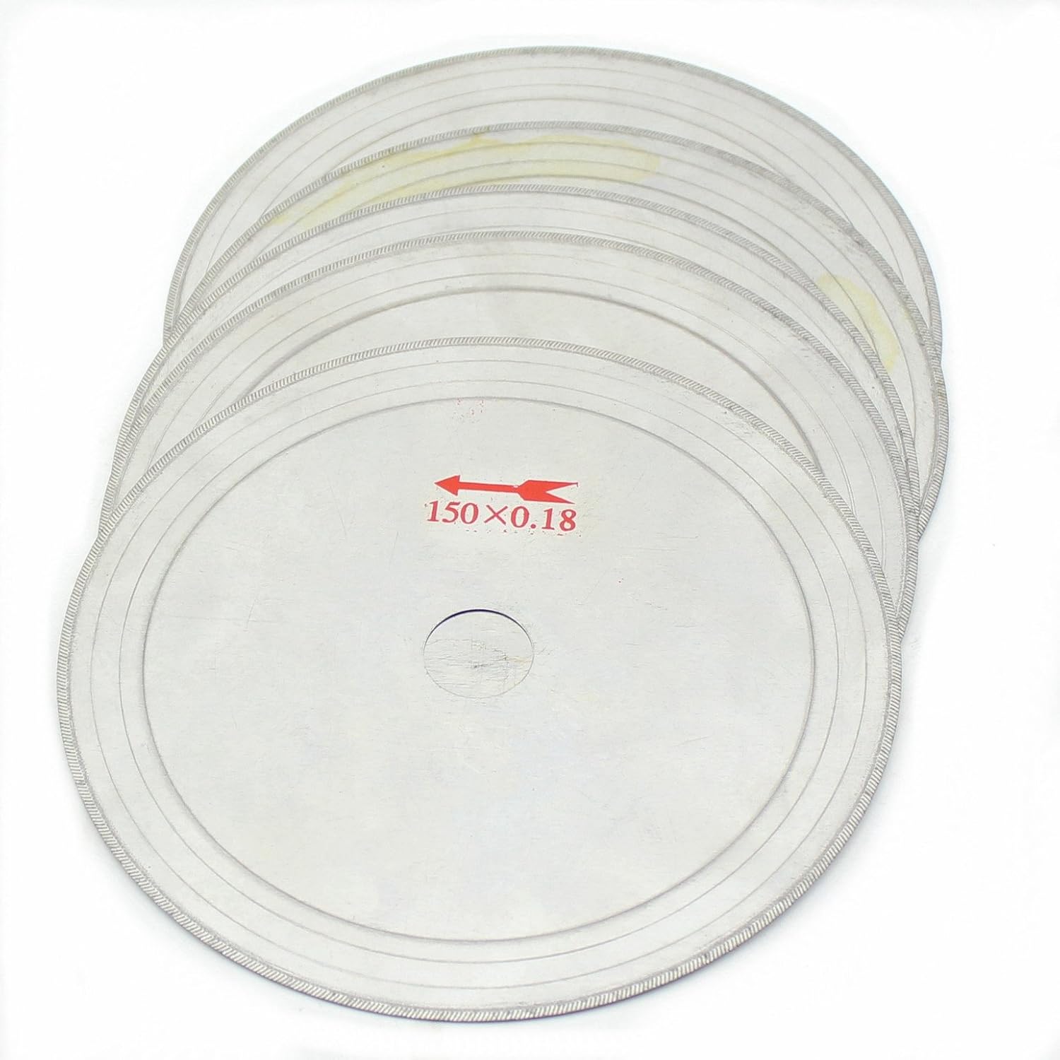 ILOVETOOL 6 inch Thin Edge Wet Diamond Blade Disc Lapidary Saw Gemstone Arbor Hole 20mm Pack of 5Pcs