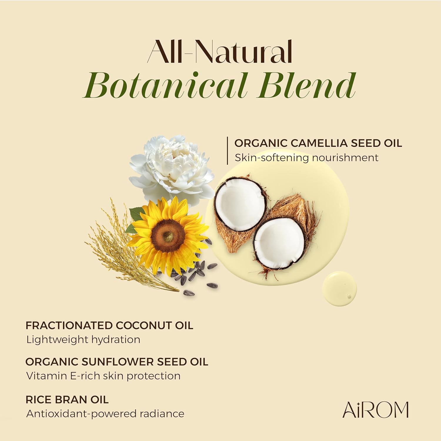 AiROM Jasmine & Lavender Massage Oil for Massage Therapy - Sensual Bloom - Scented Body Oil for Women – Hypoallergenic, Relaxing Aromatherapy, Non-Greasy, Spa Quality - Gift for Her - 6.4 fl oz - Image 5