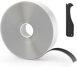 Butyl Tape Black 1" x 30 Ft None Hardening Premium Butyl Caulk Tape for RV Window Glazing Roofing Leak Opening Pipe Plumbing Fixture EPDM Roof Patching(1 Pack)