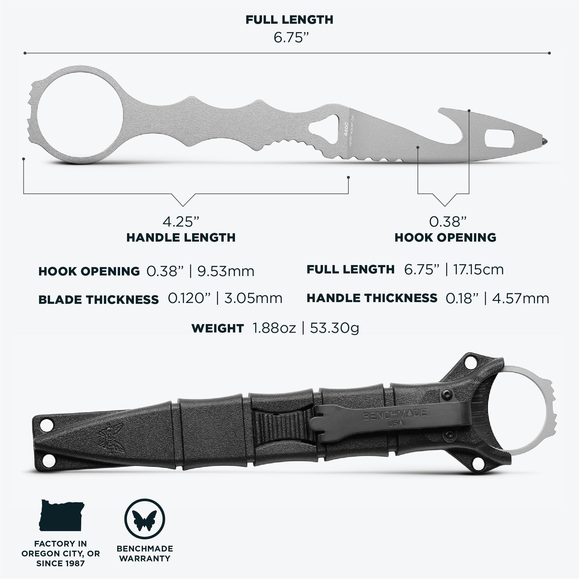 LEATHERMAN - Benchmade - SOCP レスキューツール 179 N/A ブラック Amazon.com : Benchmade - SOCP 179 Rescue Tool with Black