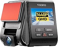 Vista 1 de VIOFO Dash Cam A119 V3 2K 2560x1440P Quad HD+ 60FPS Front Car Dash Camera, 5MP STARVIS Sensor, 140-Degree Wide Angle, GPS Included, Buffered Parking