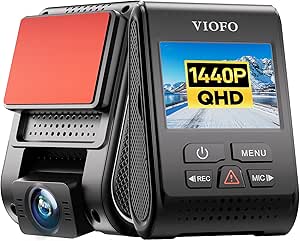 VIOFO A119 V3 Dash Cam 2K, GPS, True HDR, Buffered Parking Mode 24h, 2560x1660P Quad HD+ Car Dash Camera, Ultra Clear Night Vision, 140 Deg Wide Angle, Motion Detection, G-Sensor, Time Lapse, Loop Record