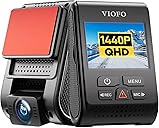VIOFO Dash Cam A119 V3 2K 2560x1440P Quad HD+ 60FPS Front Car Dash Camera, 5MP STARVIS Sensor, 140-Degree Wide Angle, GPS Included, Buffered Parking Mode, True HDR, Motion Detection, Time Lapse