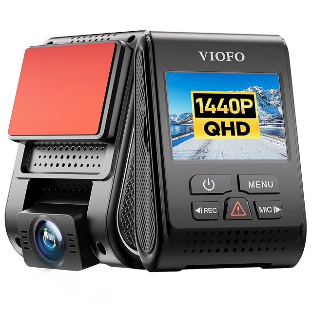 VIOFO Dash Cam A119 V3 2K 2560x1440P Quad HD 60FPS Front Car Dash Camera 5MP STARVIS Sensor 140-Degree