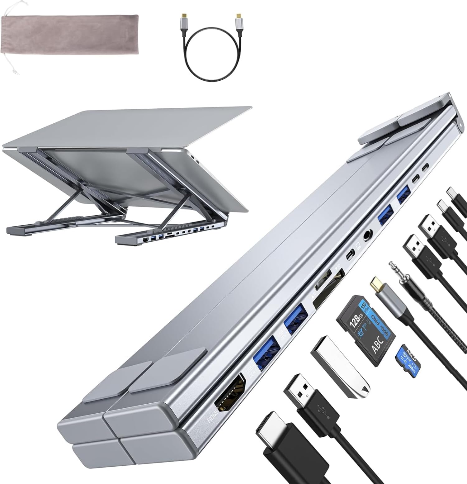 Stacja dokująca dla laptopa Portable Laptop Stand (M92 11 w 1)