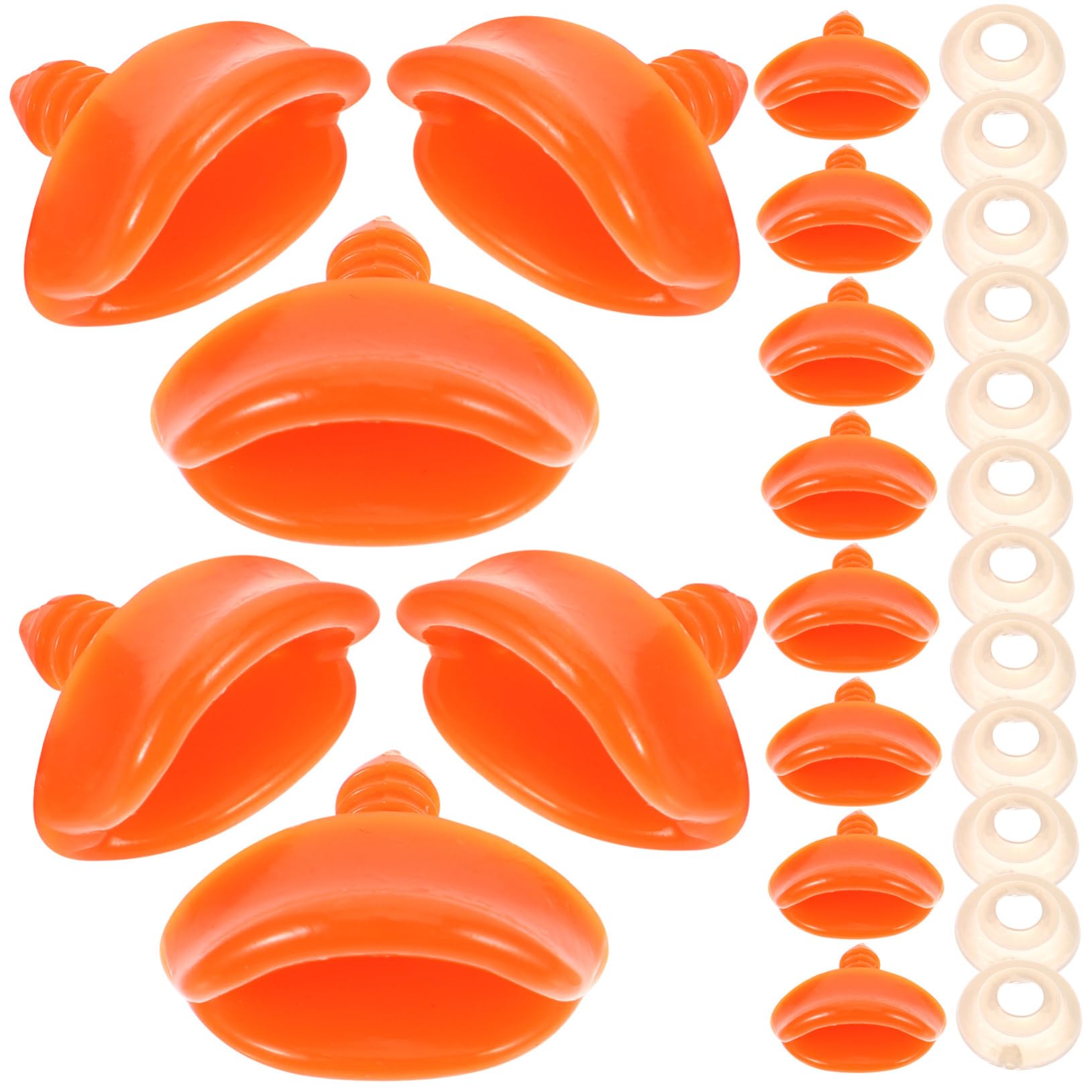 Garneck DIY Duck Stuff 50pcs Safety for Toys Craft Decor and Educational Crafts