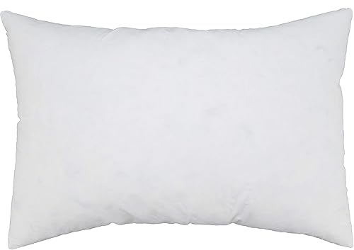 Miniatura 5 de SARO LIFESTYLE Relleno de almohada de plumón, blanco, 23"x23"