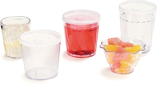 Miniatura 7 de Carlisle FoodService Products Plato de postre de plástico, 5 onzas, transparente (paquete de 24)