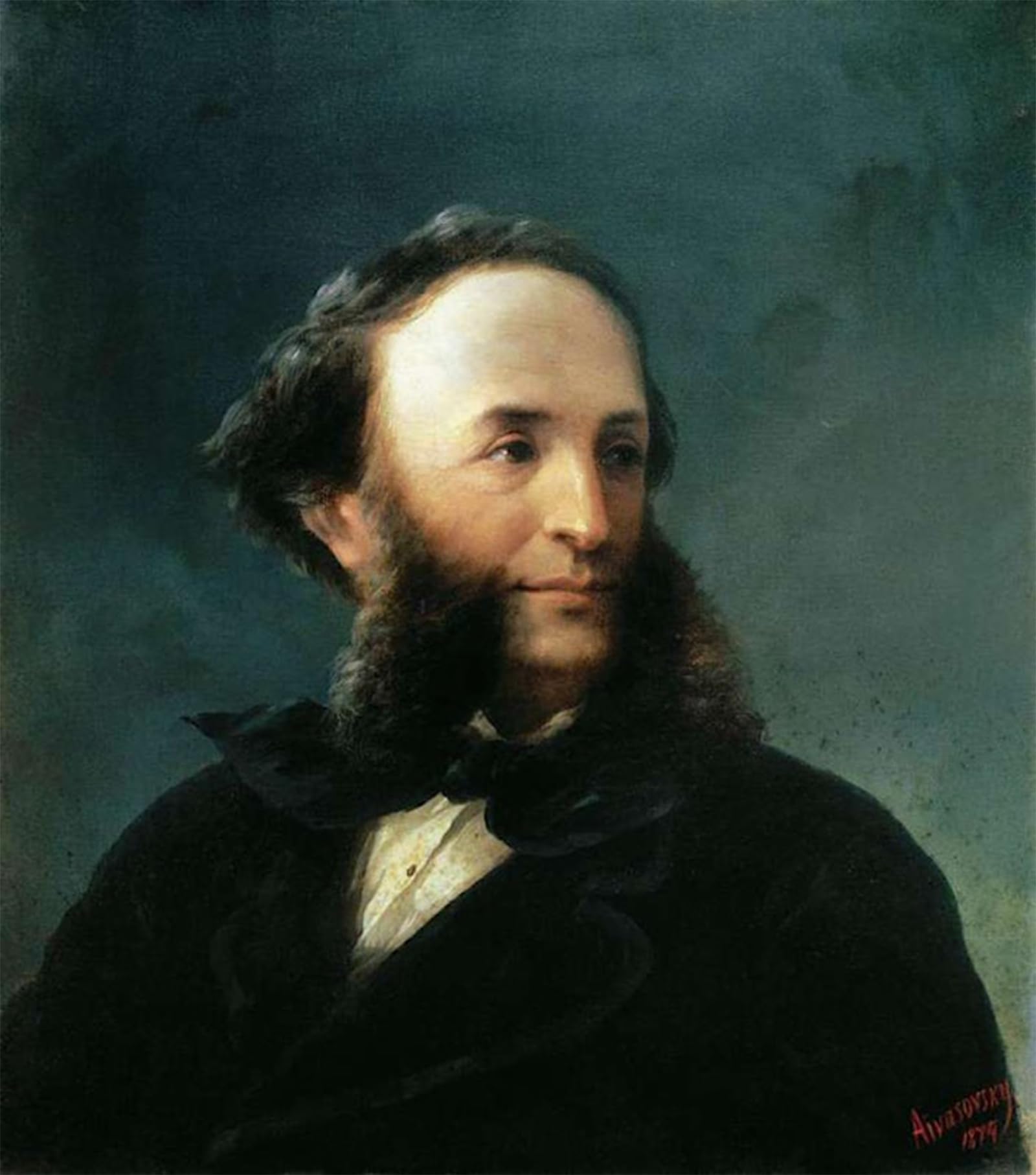 POSTERIIk Famous Print Pop Art Wall Art Graffiti Self Portrait by Ivan Constantinovich Ayvazovsky Art Prints for Home Decor 60x90cm