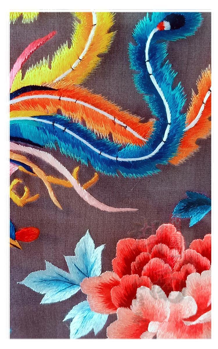 中国伝統工芸品、両面刺繍の山水画です。 中国伝統工芸品、両面刺繍の