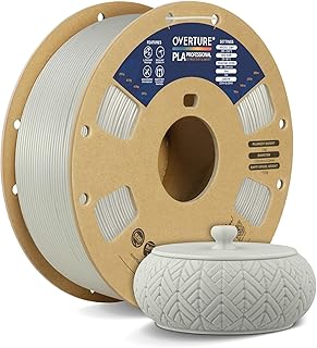 OVERTURE PLA+ Filament 1.75mm Champaign 1KG, Maßgenauigkeit (±0,02mm) - Hochfestes & Stärker 3D Drucker Filament PLA Plus, Umweltspune & FDM-Drucker kompatibel