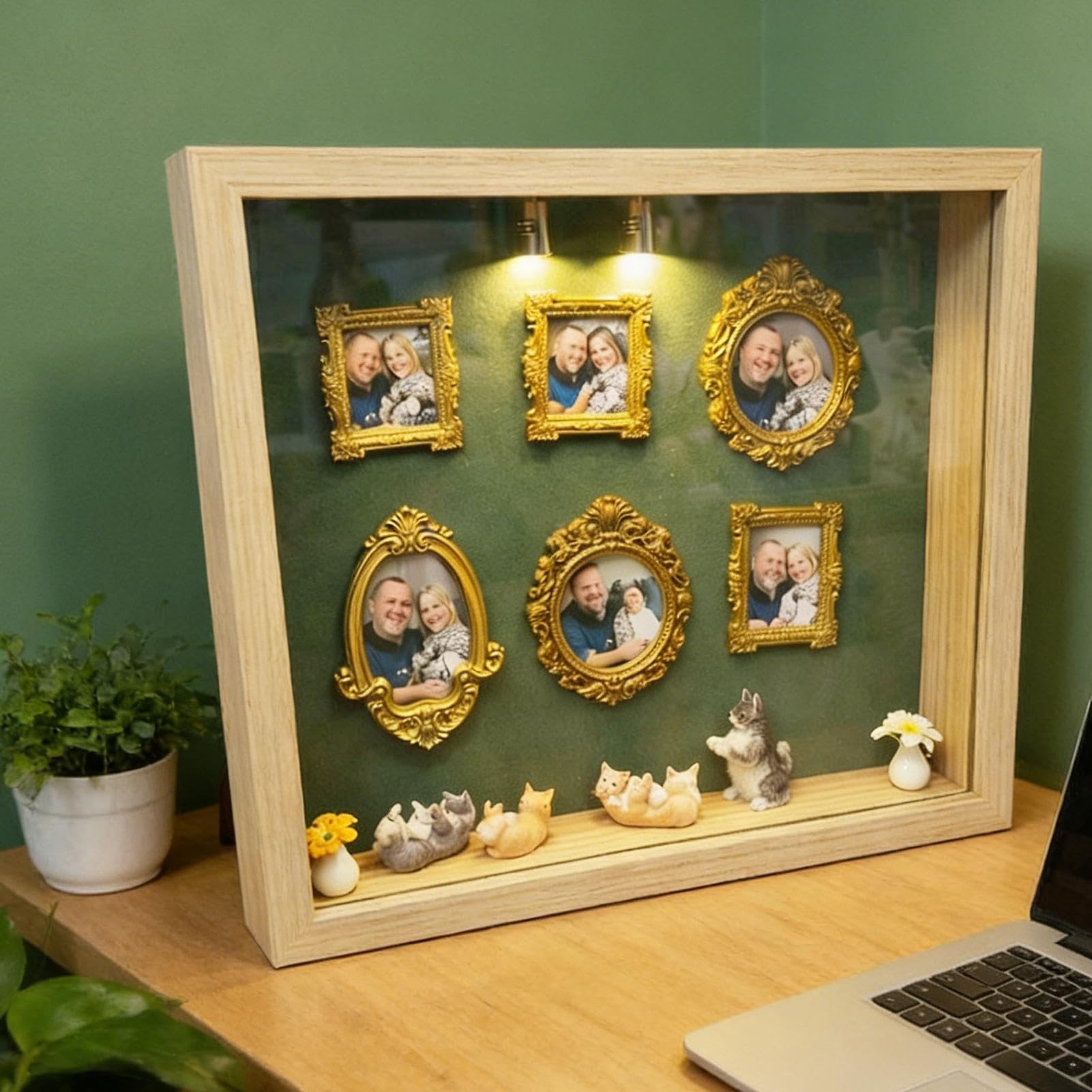 Générique Silhouette Box DIY Dekoracja stołu