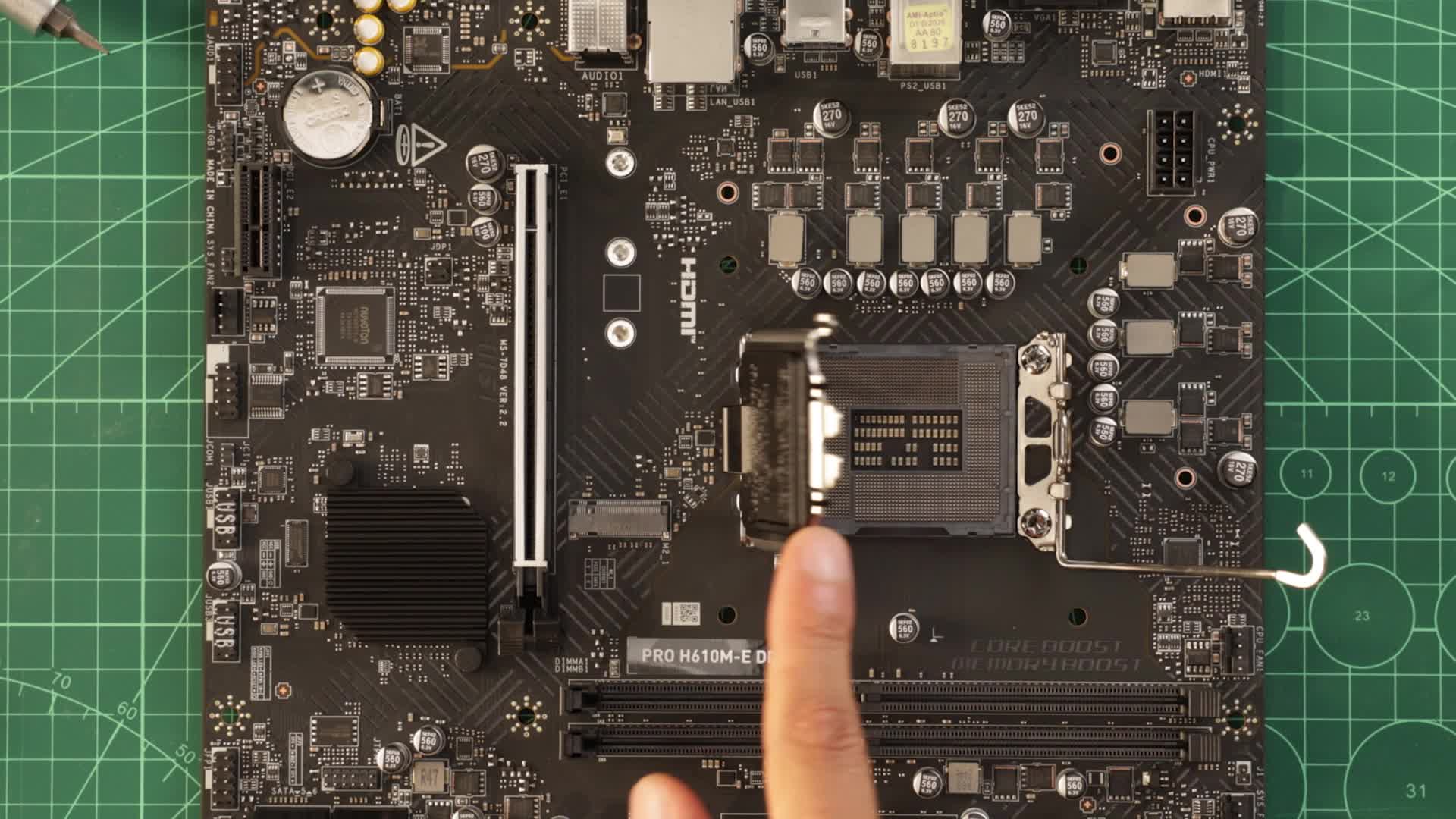 MSI PRO H610M-E DDR4 Motherboard, Micro-ATX - Supports Intel 12th