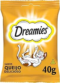Dreamies Petisco Para Gatos Queijo Adultos 40G