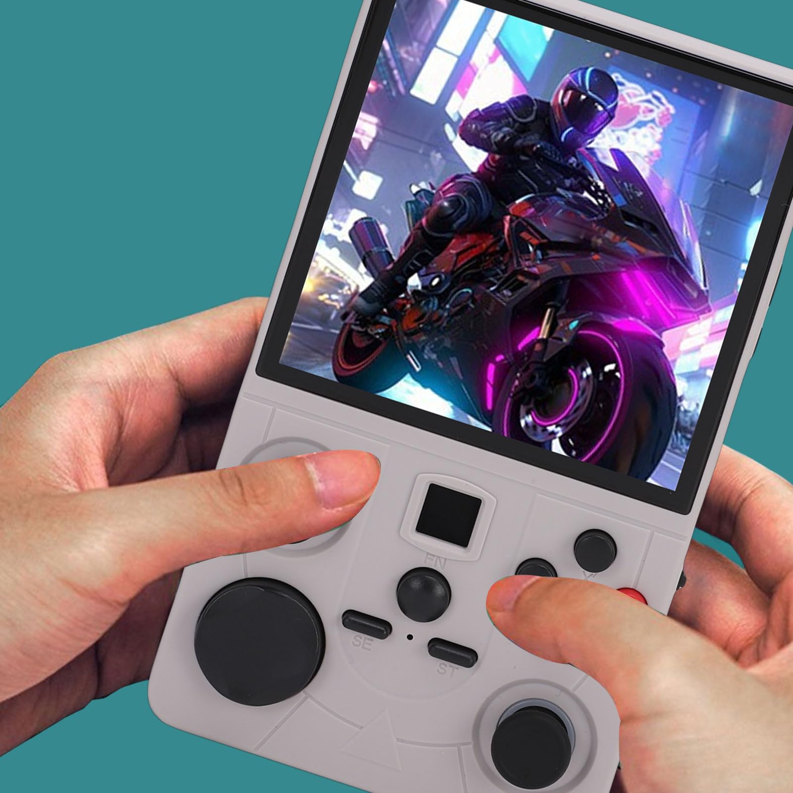 Annadue Console di Gioco retrò Portatile Dual Joystick Portatile WiFi Ampia Libreria di Giochi per Giocatori Nostalgici Batteria Li (128G)