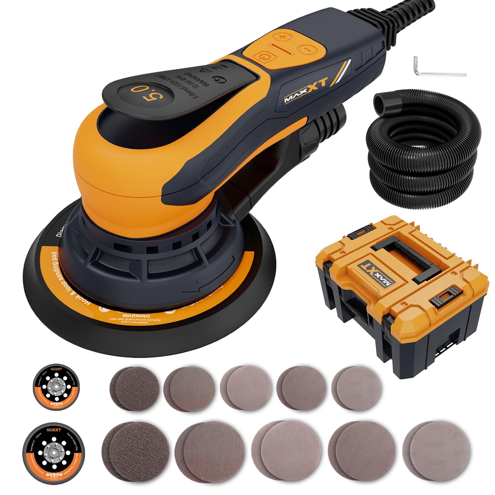 MAXXT Electric 5mm Random Orbital Sander (R7303-120-50-B)