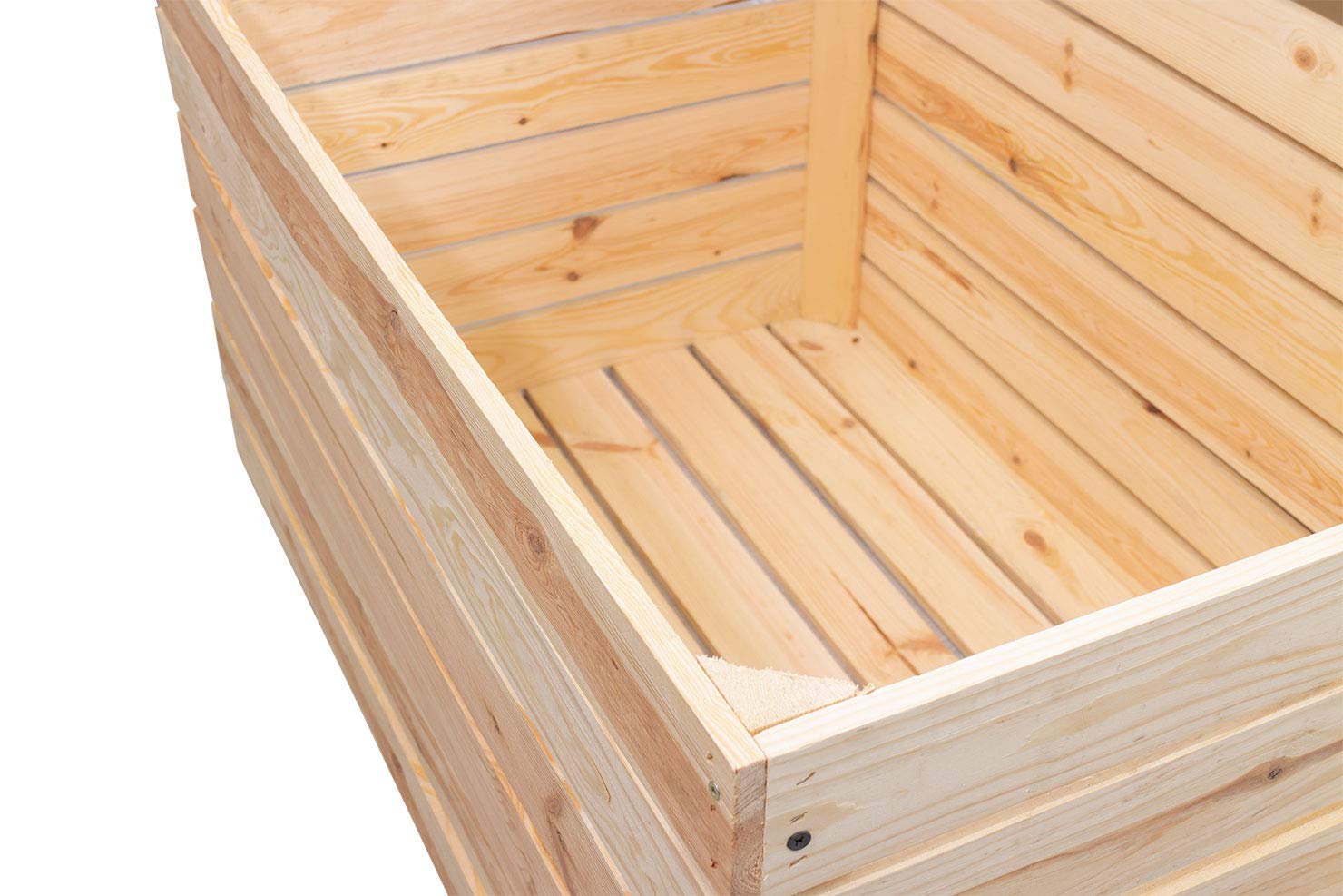 Große helle Holztruhe 80x50x39 cm Obstkiste Weinkisten universell Natur unbehandelt original XXL extra groß Aufbewahrungskiste Schatzkiste Bank Stauraum Regal Dekoration