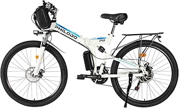 Amazon | PHILODO 26インチ自転車 マウンテンバイク 48V13Ah350W 外装