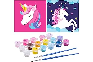 G.C 2Pcs Paint by Numbers for Kids Unicorn