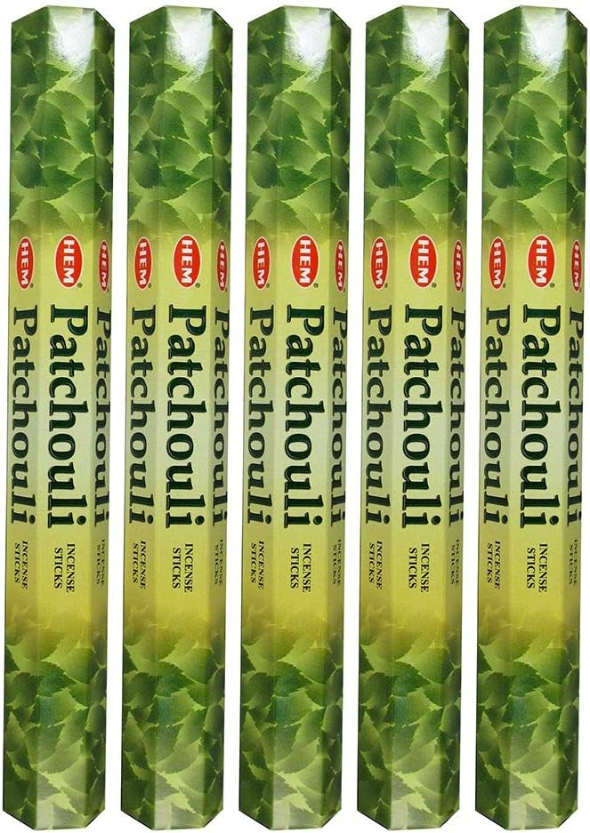 Hem Patchouli 100 Incense Sticks (5 X 20 Stick Packs)