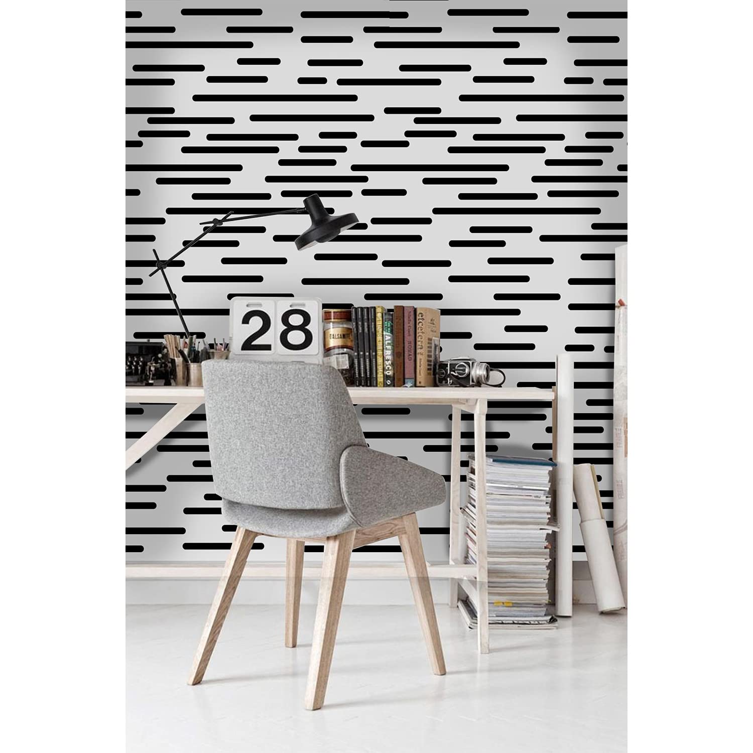 Papier peint muralo pour masquer les imperfections de vos murs texture lisse