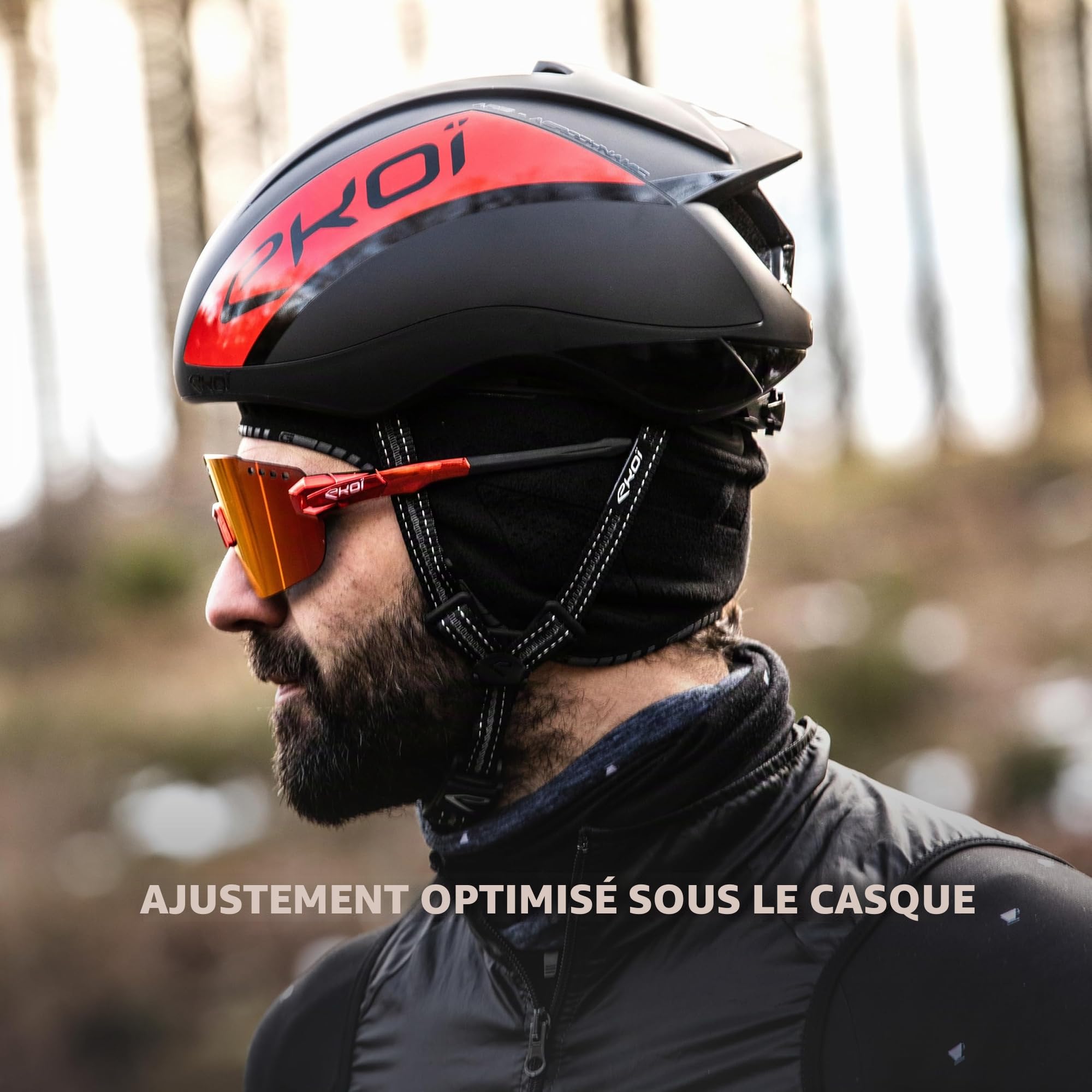 GripGrab Aviator Cap Bonnet sous-Casque Coupe-Vent Thermique Hiver Cyclisme Chaud Couvre-Oreilles Casquette Doublée Polaire