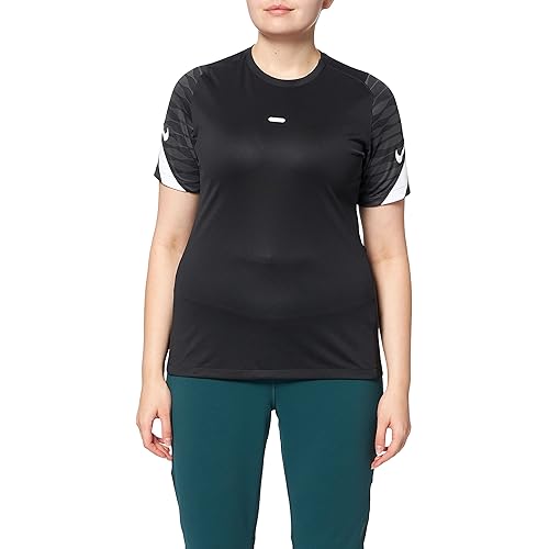Nike Dri-FIT Strike Women's Short-Sleeve Soccer Top CW6091-010 M (Black), Medium