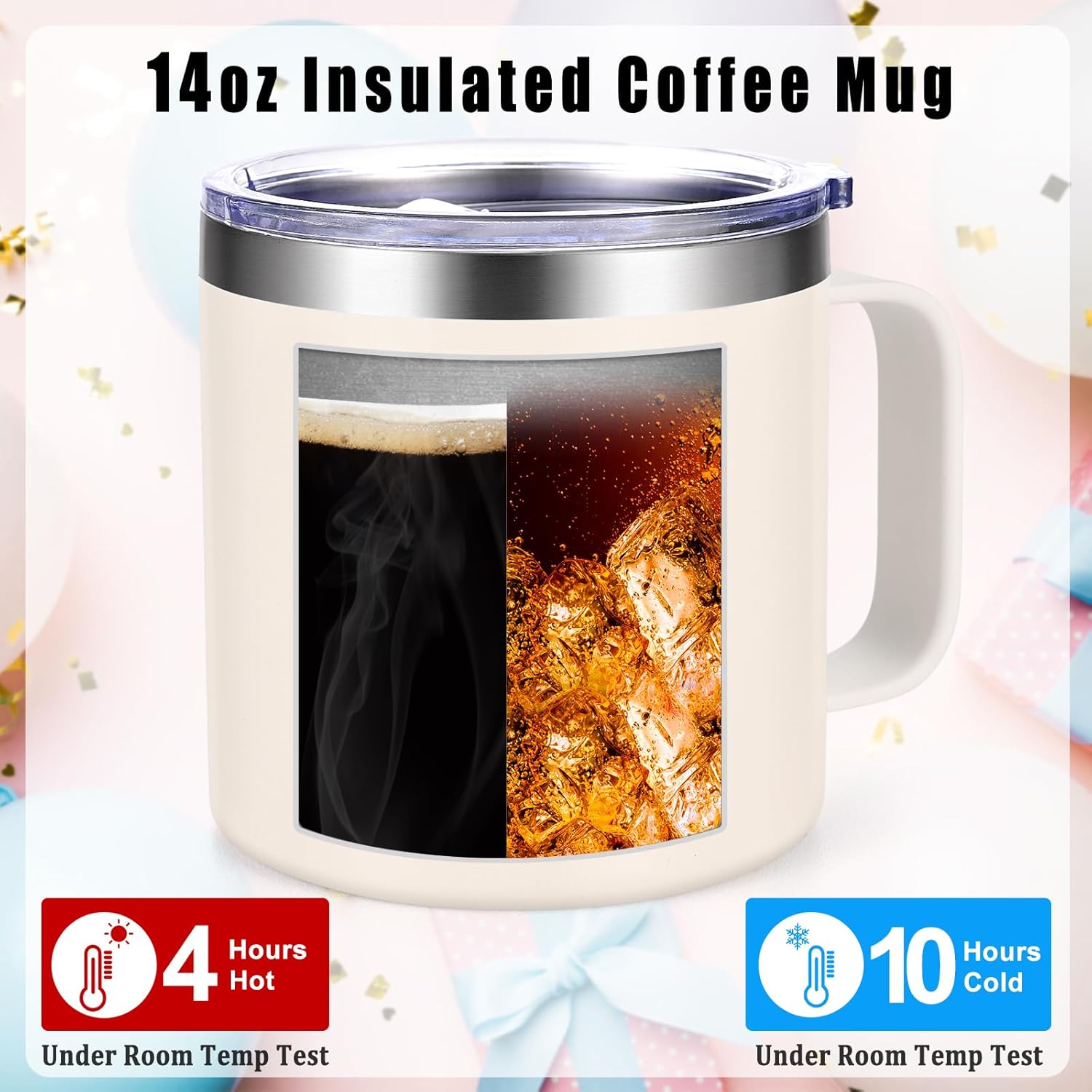 Lifecapido 80th Birthday Gifts for Women, Vintage 1946 14oz Coffee Mug, 80 Year Old Birthday Gifts for Women Grandma Mom Aunt Wife - Image 5