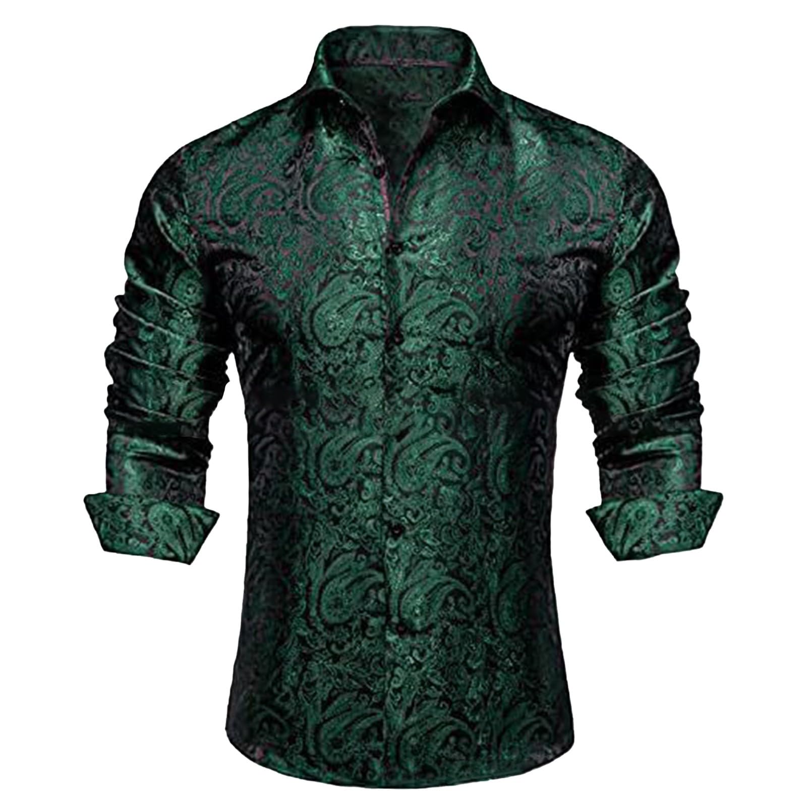 Hgvcfcv Camicia Da Uomo In Raso Di Seta Bianca 2 Pezzi  Camicia Maschile Festa Di Nozze Blu Reale Xxl 141608912