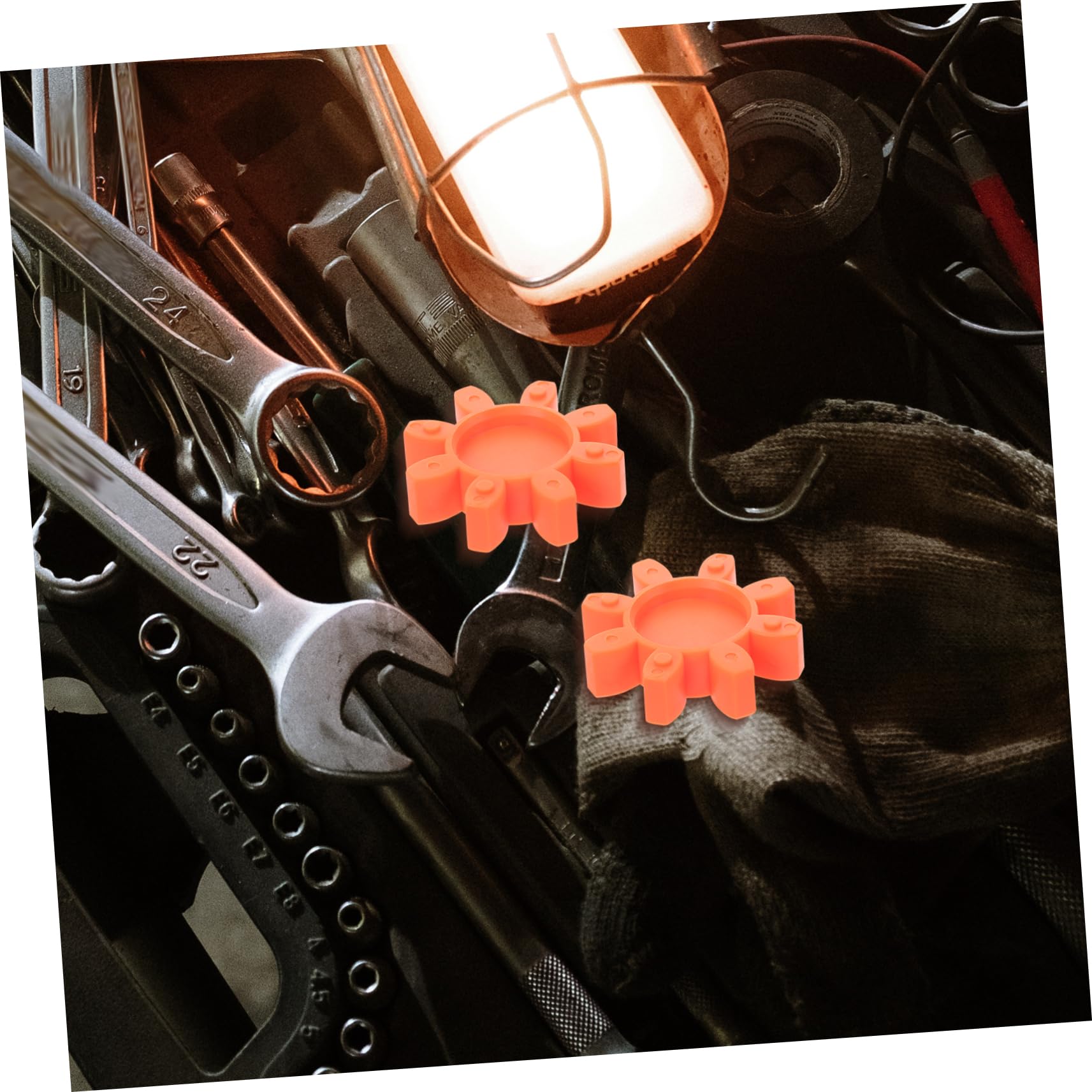 SOLUSTRE Jaw Spider Coupling Connector Mat Plum Coupling Pad Diameter 55 Rubber Insert for Machine