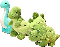 Vista 8 de Juguetes de Animales de Peluche de Dinosaurio, Pequeños Juguetes de Peluche de Dino Pterosaurio con Huevo de Dinosaurio Grande, Lindo Muñeco
