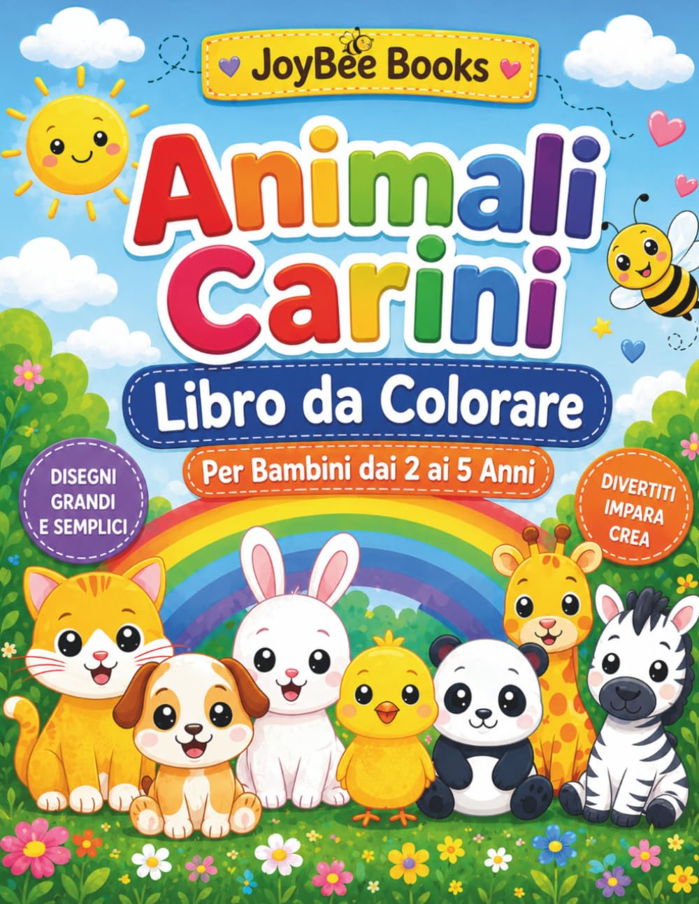 Animali Carini: Libro da Colorare (JoyBee Piccoli Esploratori)