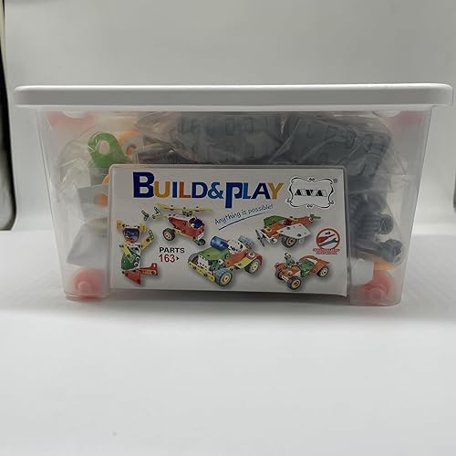 Miniatura 8 de AIVIAI STEM Kit de juguete de 163 piezas de bloques de construcción juguetes educativos construcción de aprendizaje ingeniería juguete para niños de