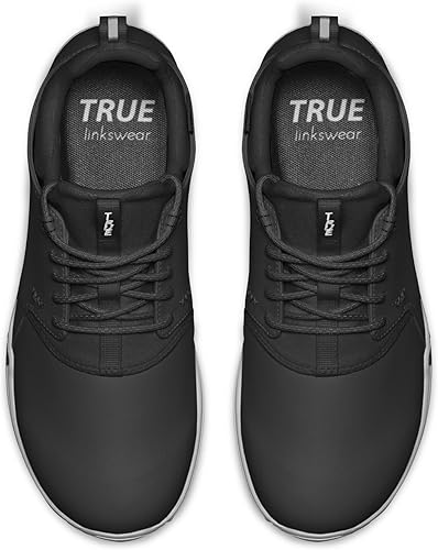 Miniatura 4 de TRUE Linkswear Zapatos de golf impermeables originales 1.2 para hombre, cuero premium, rendimiento para todo tipo de clima