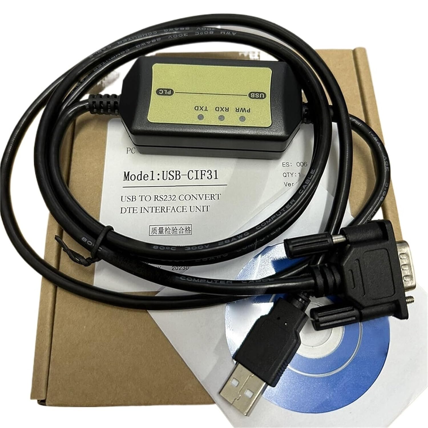 1pcs for USB-CIF31 Programmable Programming Cable 1.5M